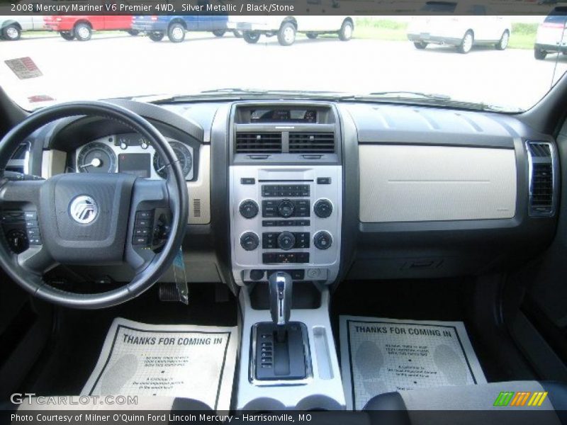 Silver Metallic / Black/Stone 2008 Mercury Mariner V6 Premier 4WD