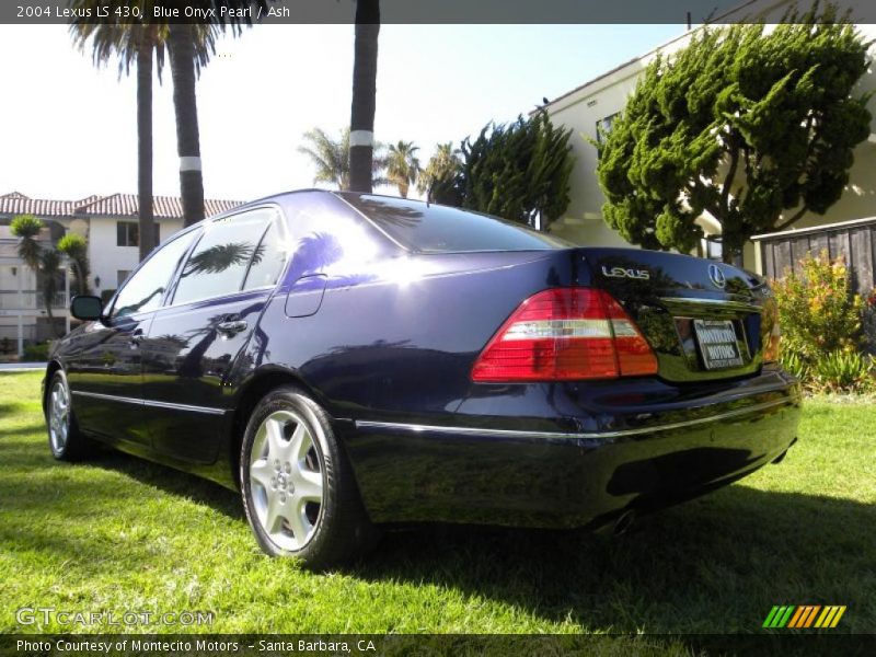 Blue Onyx Pearl / Ash 2004 Lexus LS 430