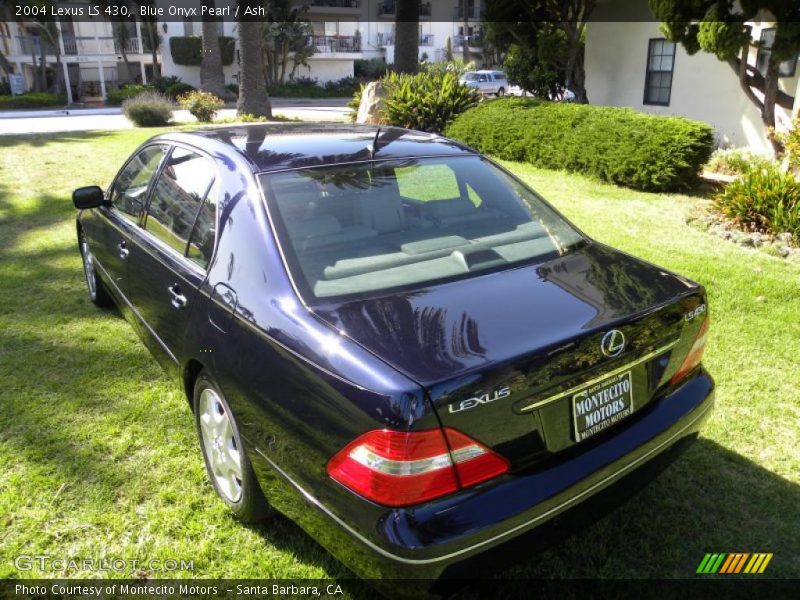 Blue Onyx Pearl / Ash 2004 Lexus LS 430