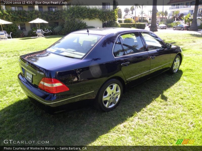 Blue Onyx Pearl / Ash 2004 Lexus LS 430