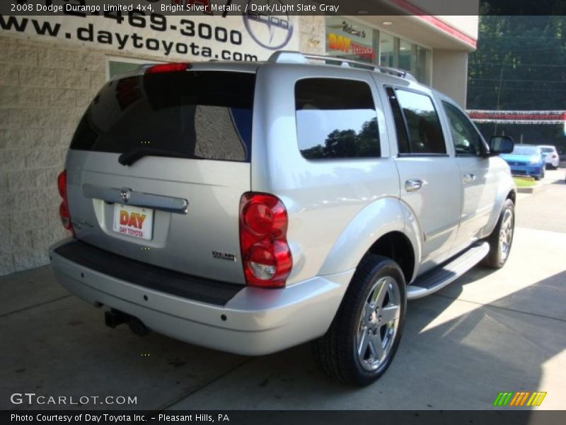 Bright Silver Metallic / Dark/Light Slate Gray 2008 Dodge Durango Limited 4x4