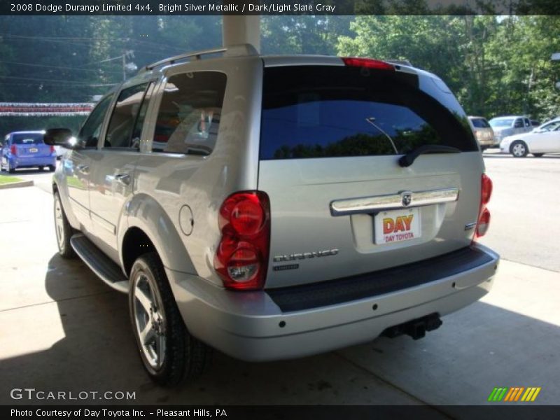 Bright Silver Metallic / Dark/Light Slate Gray 2008 Dodge Durango Limited 4x4
