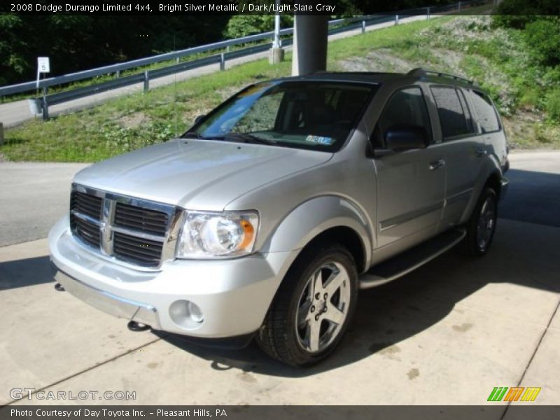 Bright Silver Metallic / Dark/Light Slate Gray 2008 Dodge Durango Limited 4x4