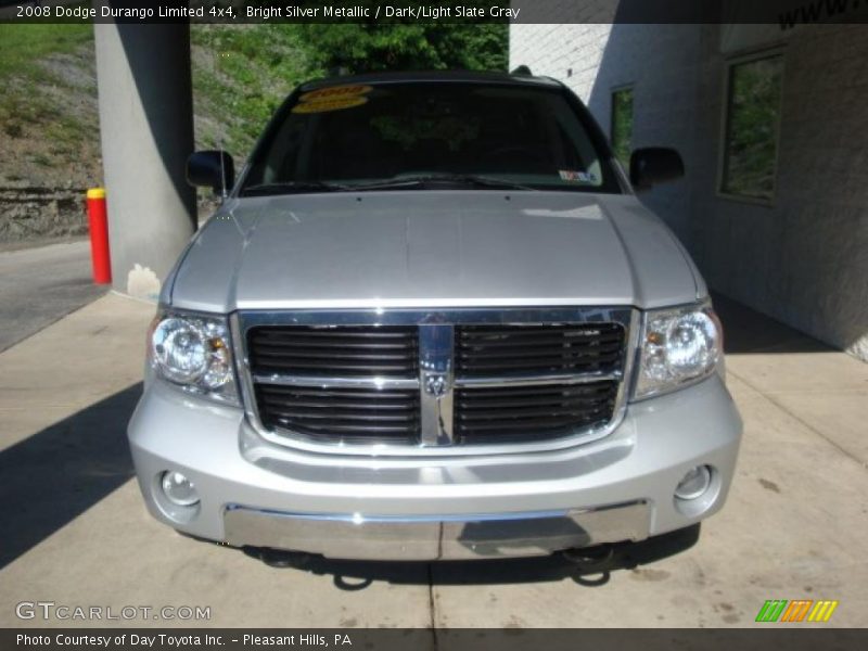 Bright Silver Metallic / Dark/Light Slate Gray 2008 Dodge Durango Limited 4x4
