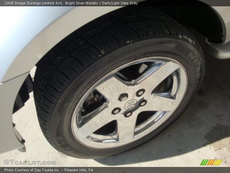 Bright Silver Metallic / Dark/Light Slate Gray 2008 Dodge Durango Limited 4x4