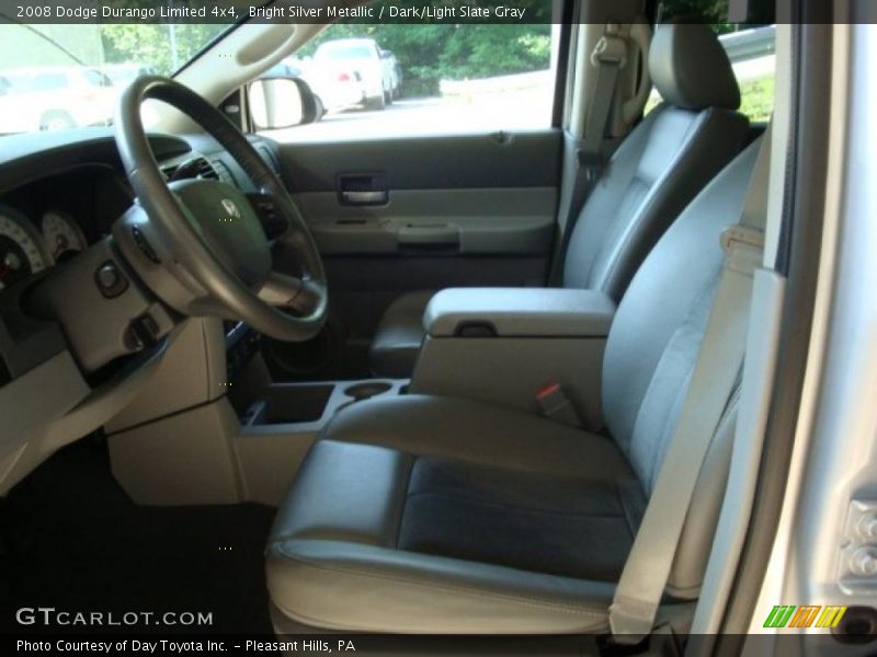 Bright Silver Metallic / Dark/Light Slate Gray 2008 Dodge Durango Limited 4x4