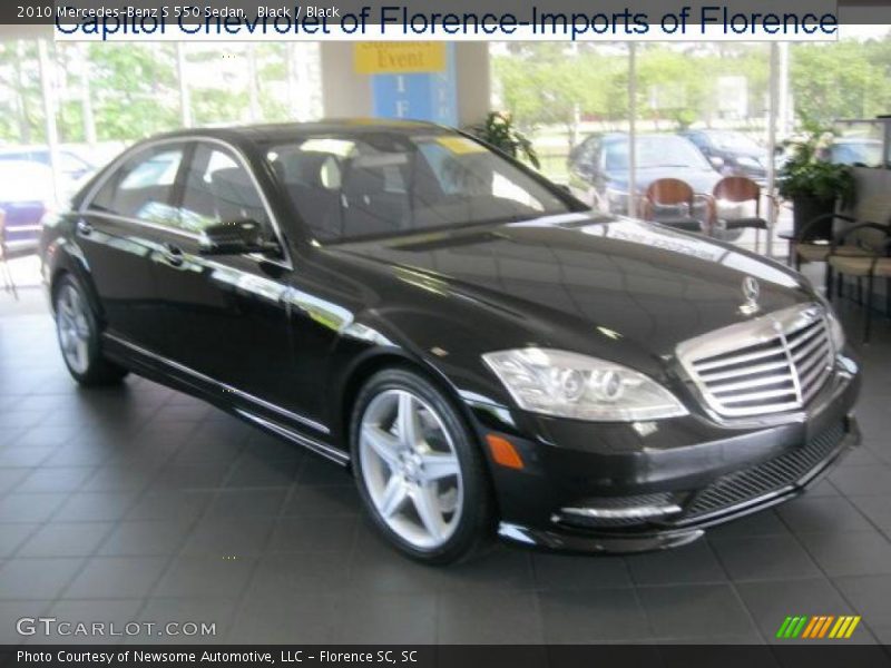 Black / Black 2010 Mercedes-Benz S 550 Sedan