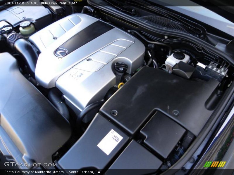 Blue Onyx Pearl / Ash 2004 Lexus LS 430
