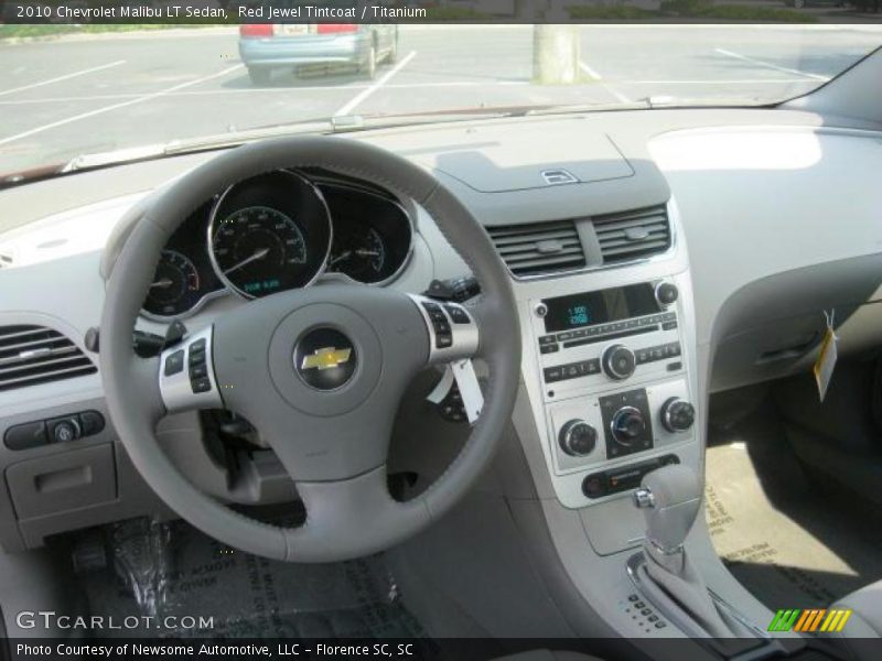 Red Jewel Tintcoat / Titanium 2010 Chevrolet Malibu LT Sedan