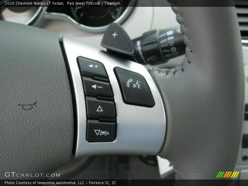 Red Jewel Tintcoat / Titanium 2010 Chevrolet Malibu LT Sedan