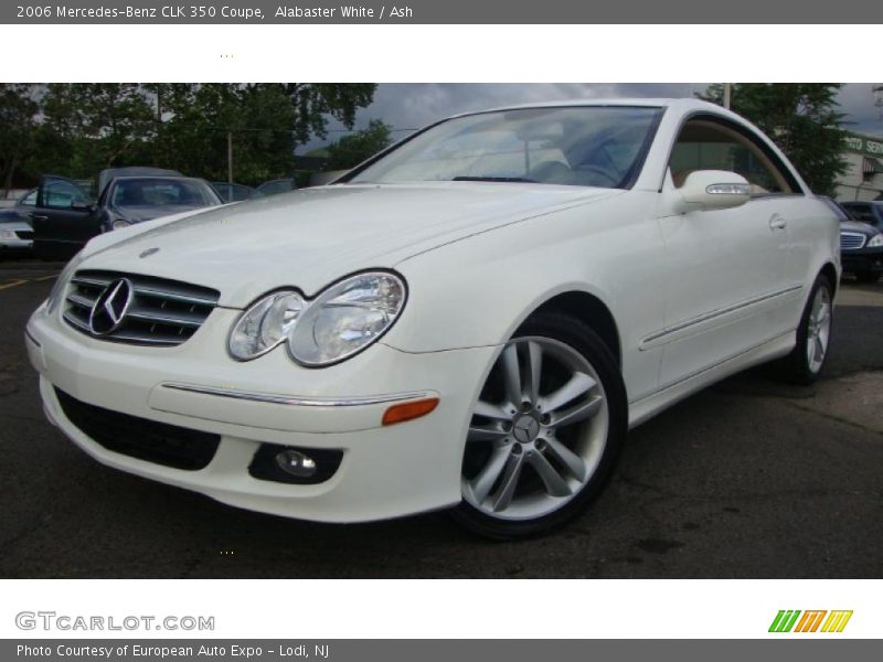 Alabaster White / Ash 2006 Mercedes-Benz CLK 350 Coupe