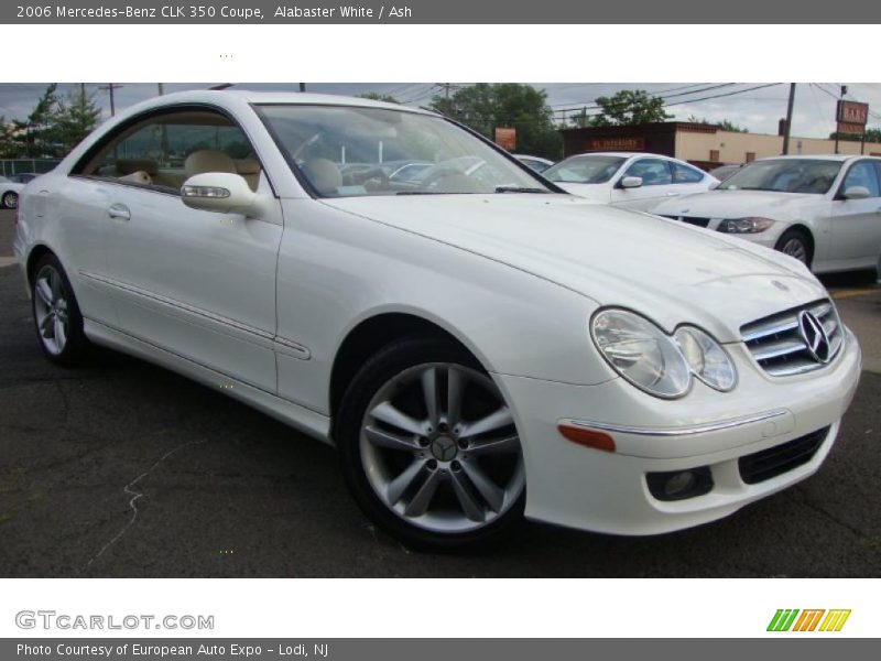 Alabaster White / Ash 2006 Mercedes-Benz CLK 350 Coupe