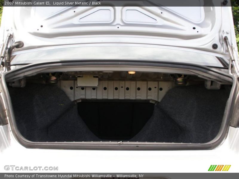 Liquid Silver Metallic / Black 2007 Mitsubishi Galant ES