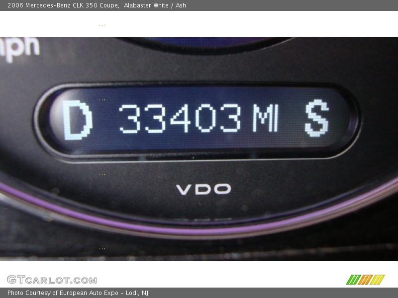 Alabaster White / Ash 2006 Mercedes-Benz CLK 350 Coupe