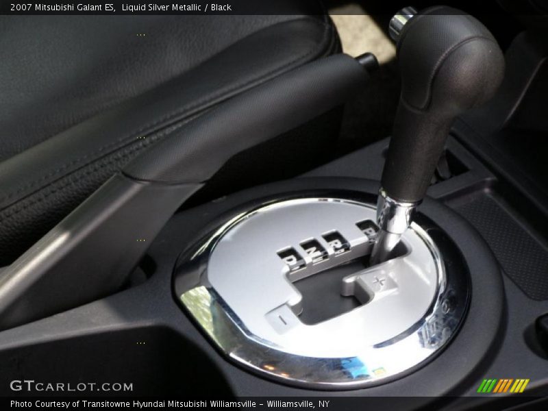 Liquid Silver Metallic / Black 2007 Mitsubishi Galant ES