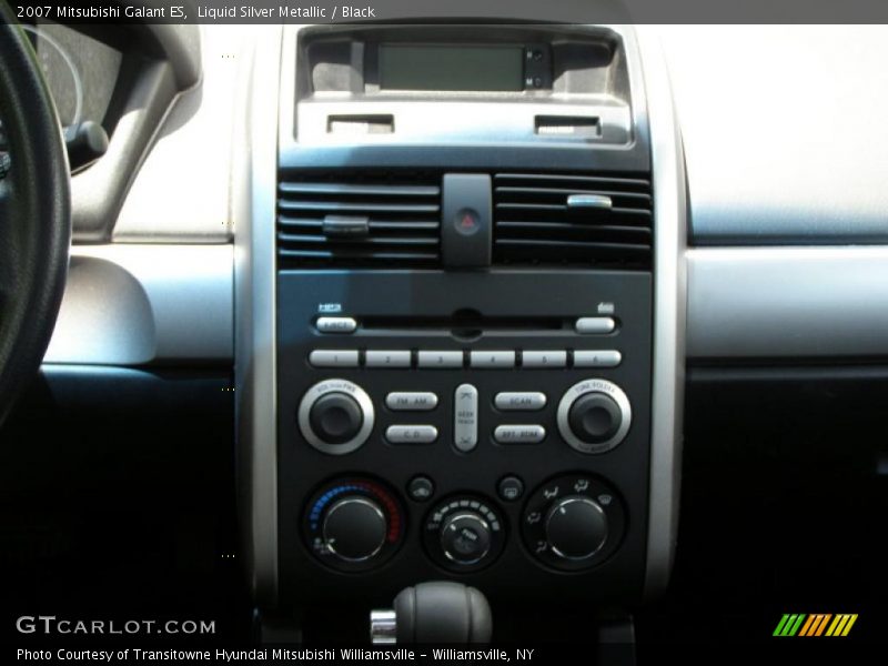 Liquid Silver Metallic / Black 2007 Mitsubishi Galant ES