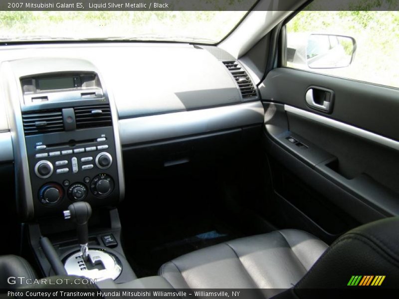Liquid Silver Metallic / Black 2007 Mitsubishi Galant ES