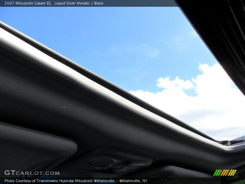 Liquid Silver Metallic / Black 2007 Mitsubishi Galant ES