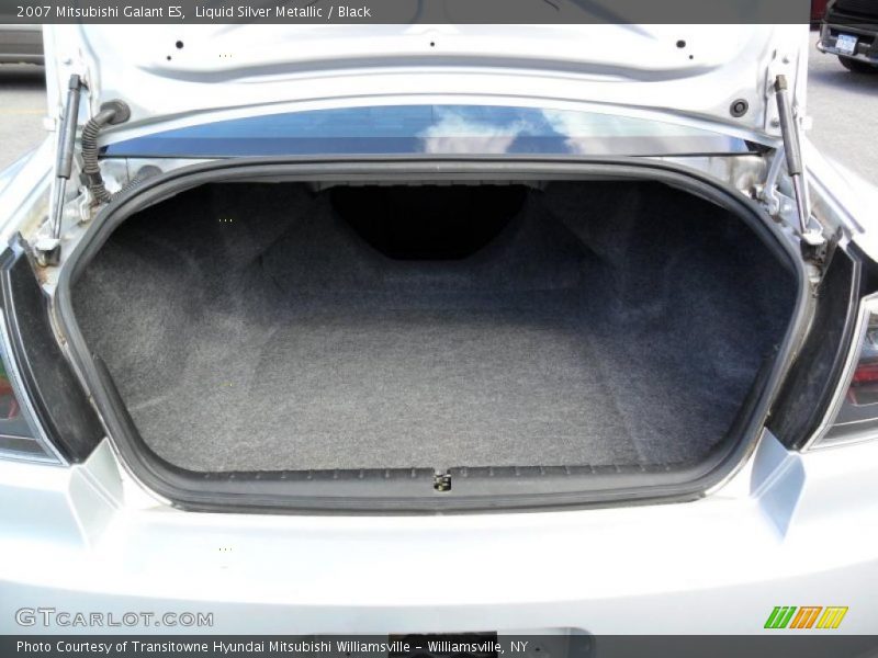 Liquid Silver Metallic / Black 2007 Mitsubishi Galant ES