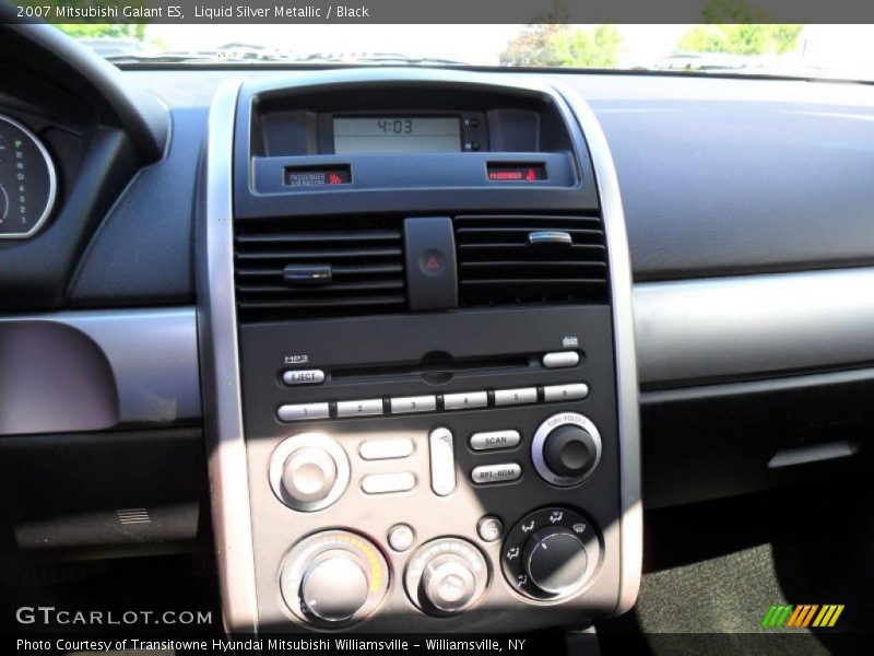 Liquid Silver Metallic / Black 2007 Mitsubishi Galant ES