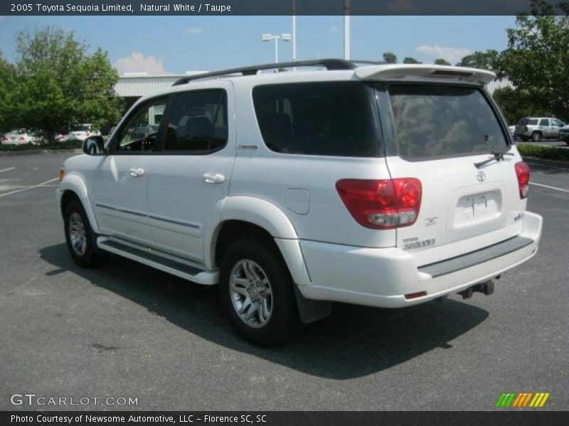 Natural White / Taupe 2005 Toyota Sequoia Limited