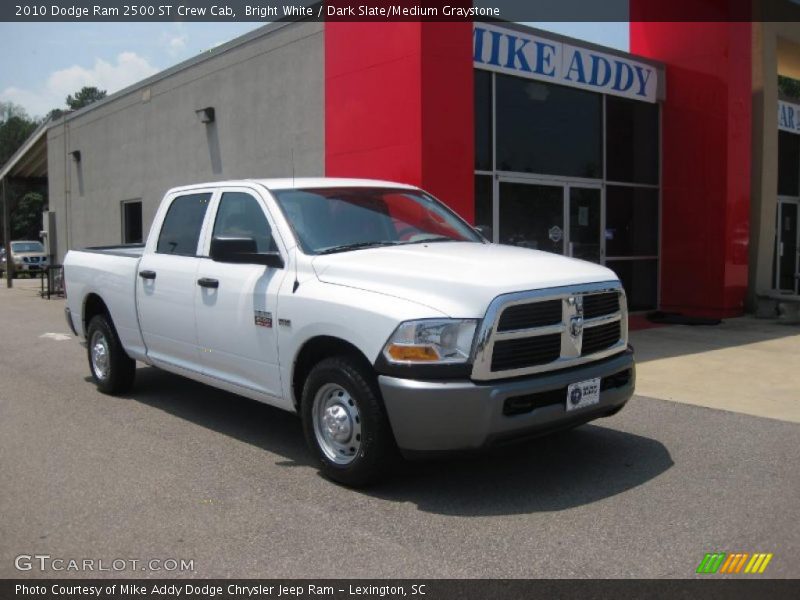 Bright White / Dark Slate/Medium Graystone 2010 Dodge Ram 2500 ST Crew Cab