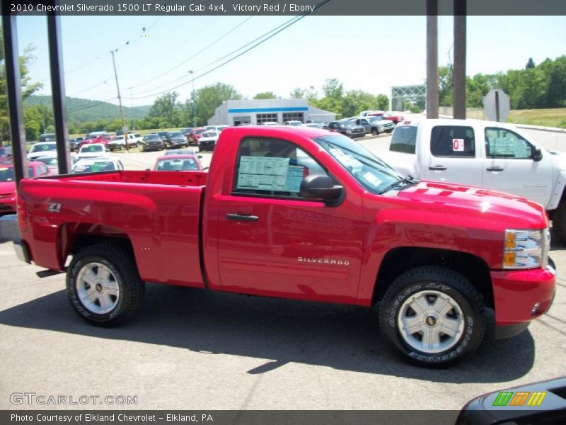 Victory Red / Ebony 2010 Chevrolet Silverado 1500 LT Regular Cab 4x4