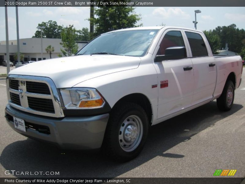 Bright White / Dark Slate/Medium Graystone 2010 Dodge Ram 2500 ST Crew Cab