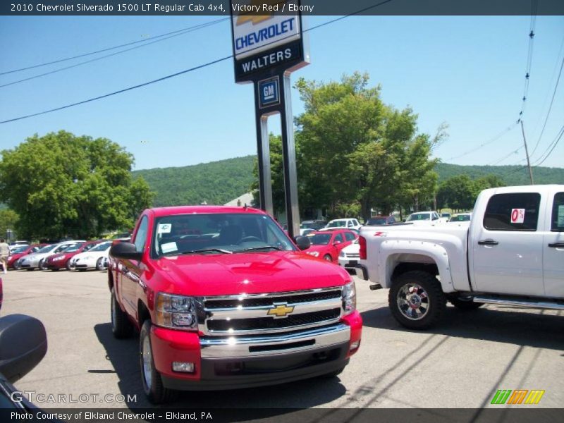 Victory Red / Ebony 2010 Chevrolet Silverado 1500 LT Regular Cab 4x4