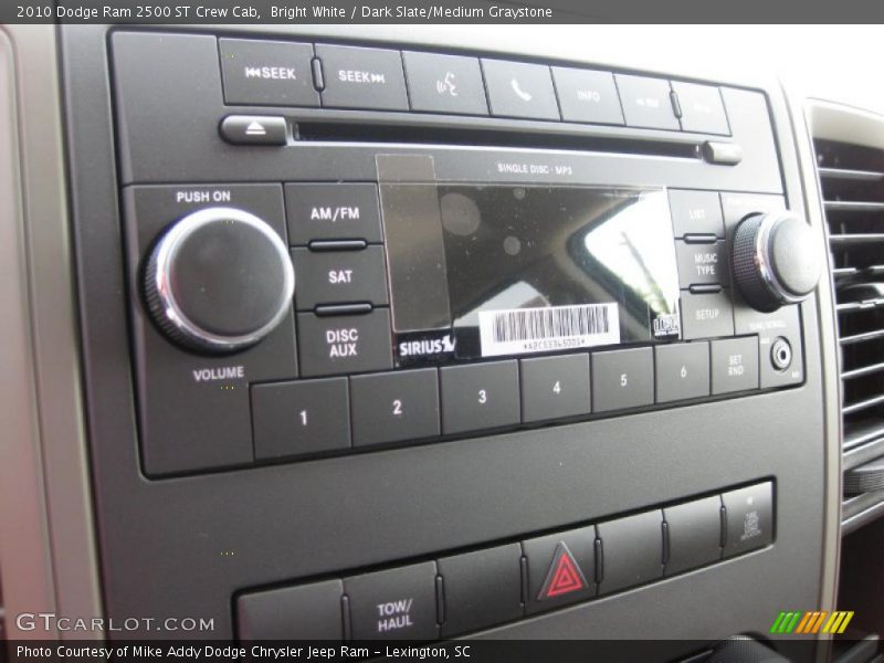 Bright White / Dark Slate/Medium Graystone 2010 Dodge Ram 2500 ST Crew Cab