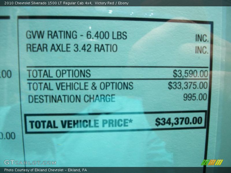 Victory Red / Ebony 2010 Chevrolet Silverado 1500 LT Regular Cab 4x4