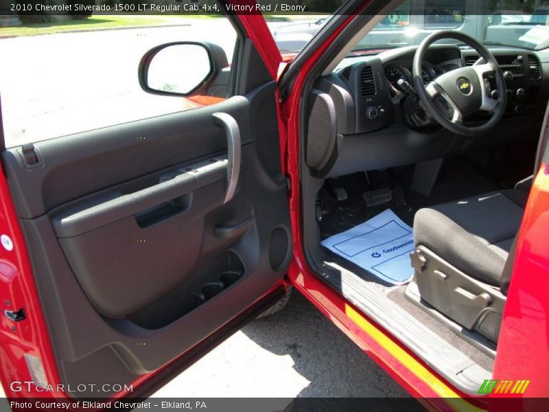 Victory Red / Ebony 2010 Chevrolet Silverado 1500 LT Regular Cab 4x4
