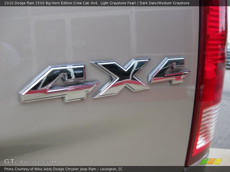 Light Graystone Pearl / Dark Slate/Medium Graystone 2010 Dodge Ram 2500 Big Horn Edition Crew Cab 4x4