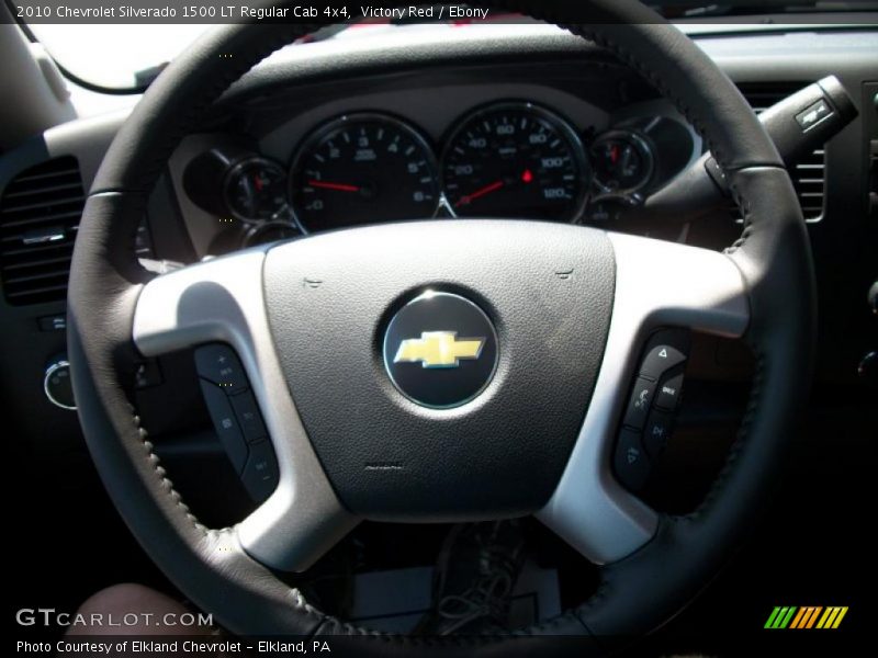 Victory Red / Ebony 2010 Chevrolet Silverado 1500 LT Regular Cab 4x4
