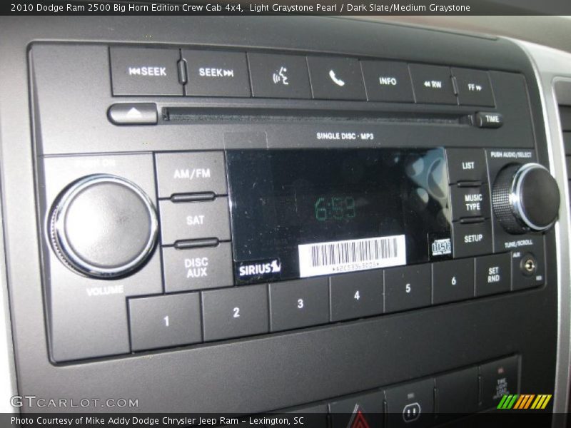 Light Graystone Pearl / Dark Slate/Medium Graystone 2010 Dodge Ram 2500 Big Horn Edition Crew Cab 4x4