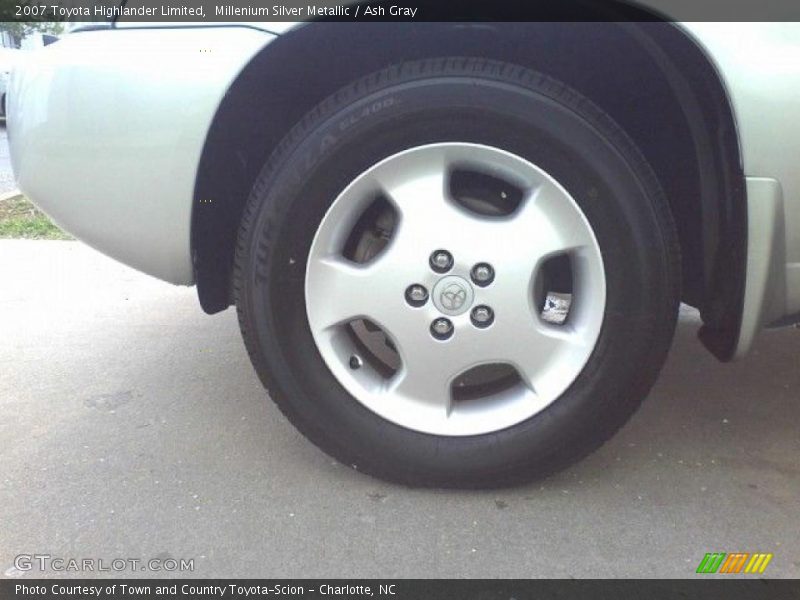 Millenium Silver Metallic / Ash Gray 2007 Toyota Highlander Limited