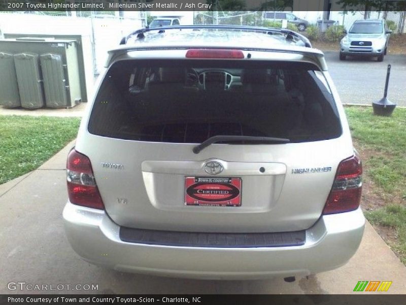 Millenium Silver Metallic / Ash Gray 2007 Toyota Highlander Limited
