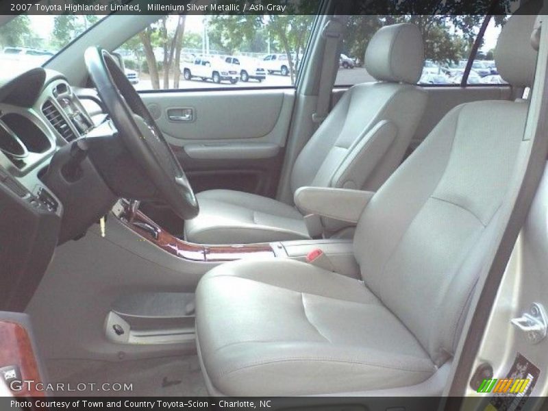 Millenium Silver Metallic / Ash Gray 2007 Toyota Highlander Limited