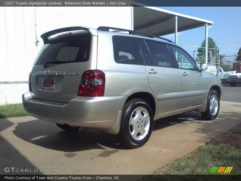 Millenium Silver Metallic / Ash Gray 2007 Toyota Highlander Limited