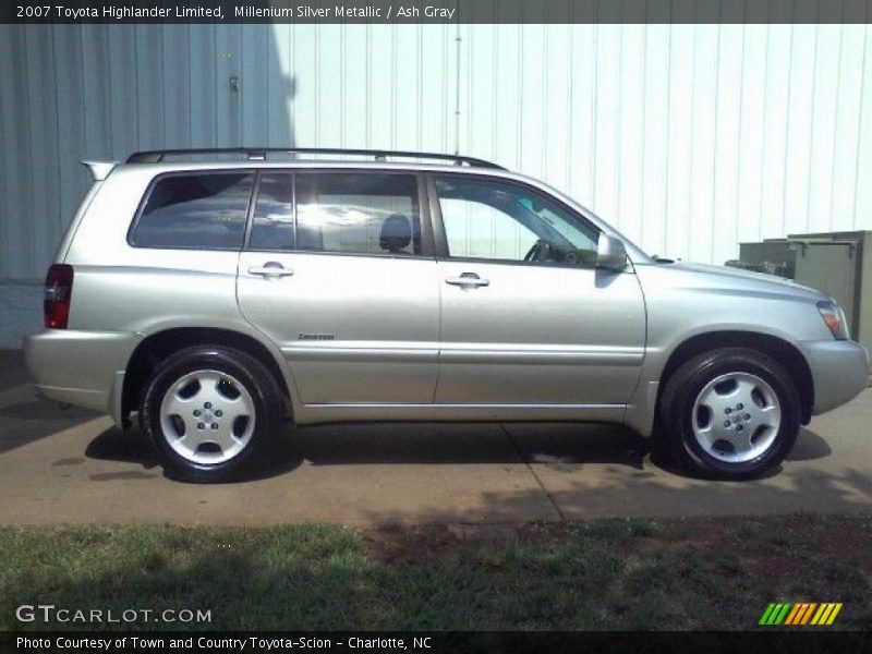 Millenium Silver Metallic / Ash Gray 2007 Toyota Highlander Limited