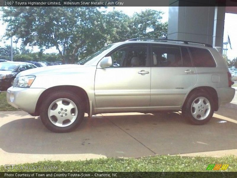 Millenium Silver Metallic / Ash Gray 2007 Toyota Highlander Limited