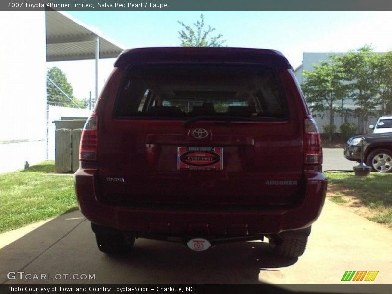 Salsa Red Pearl / Taupe 2007 Toyota 4Runner Limited