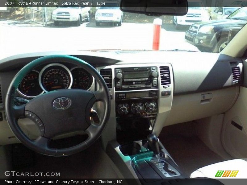 Salsa Red Pearl / Taupe 2007 Toyota 4Runner Limited