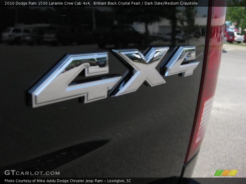 Brilliant Black Crystal Pearl / Dark Slate/Medium Graystone 2010 Dodge Ram 1500 Laramie Crew Cab 4x4