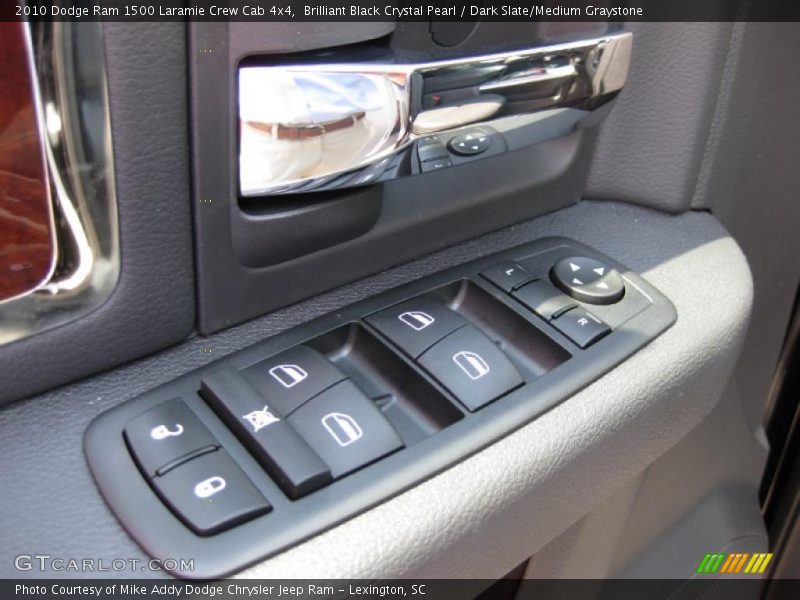 Brilliant Black Crystal Pearl / Dark Slate/Medium Graystone 2010 Dodge Ram 1500 Laramie Crew Cab 4x4