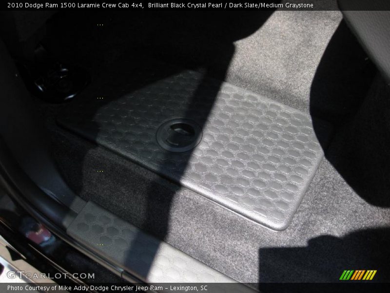 Brilliant Black Crystal Pearl / Dark Slate/Medium Graystone 2010 Dodge Ram 1500 Laramie Crew Cab 4x4