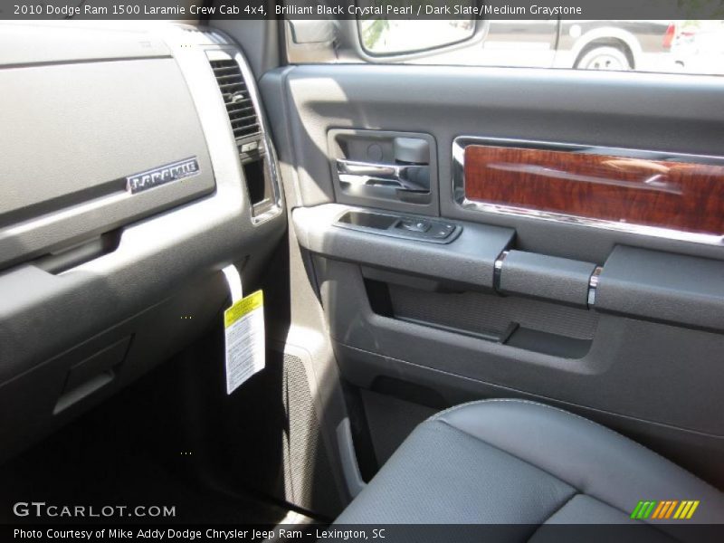 Brilliant Black Crystal Pearl / Dark Slate/Medium Graystone 2010 Dodge Ram 1500 Laramie Crew Cab 4x4