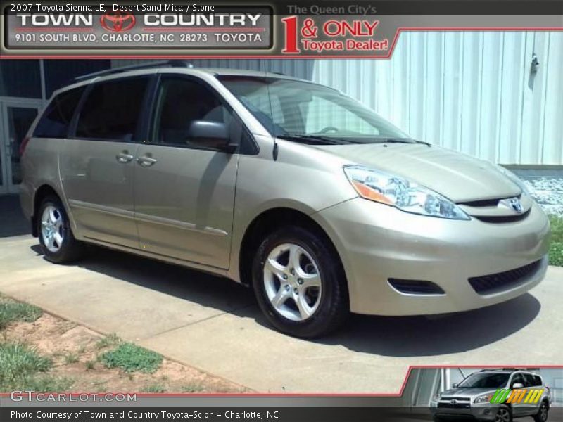 Desert Sand Mica / Stone 2007 Toyota Sienna LE