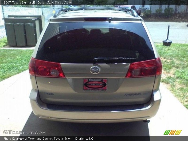 Desert Sand Mica / Stone 2007 Toyota Sienna LE