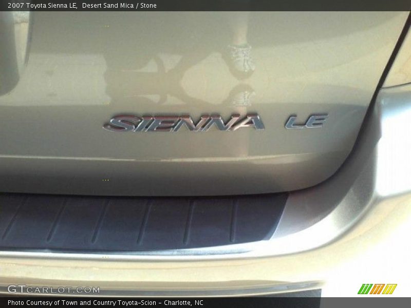 Desert Sand Mica / Stone 2007 Toyota Sienna LE